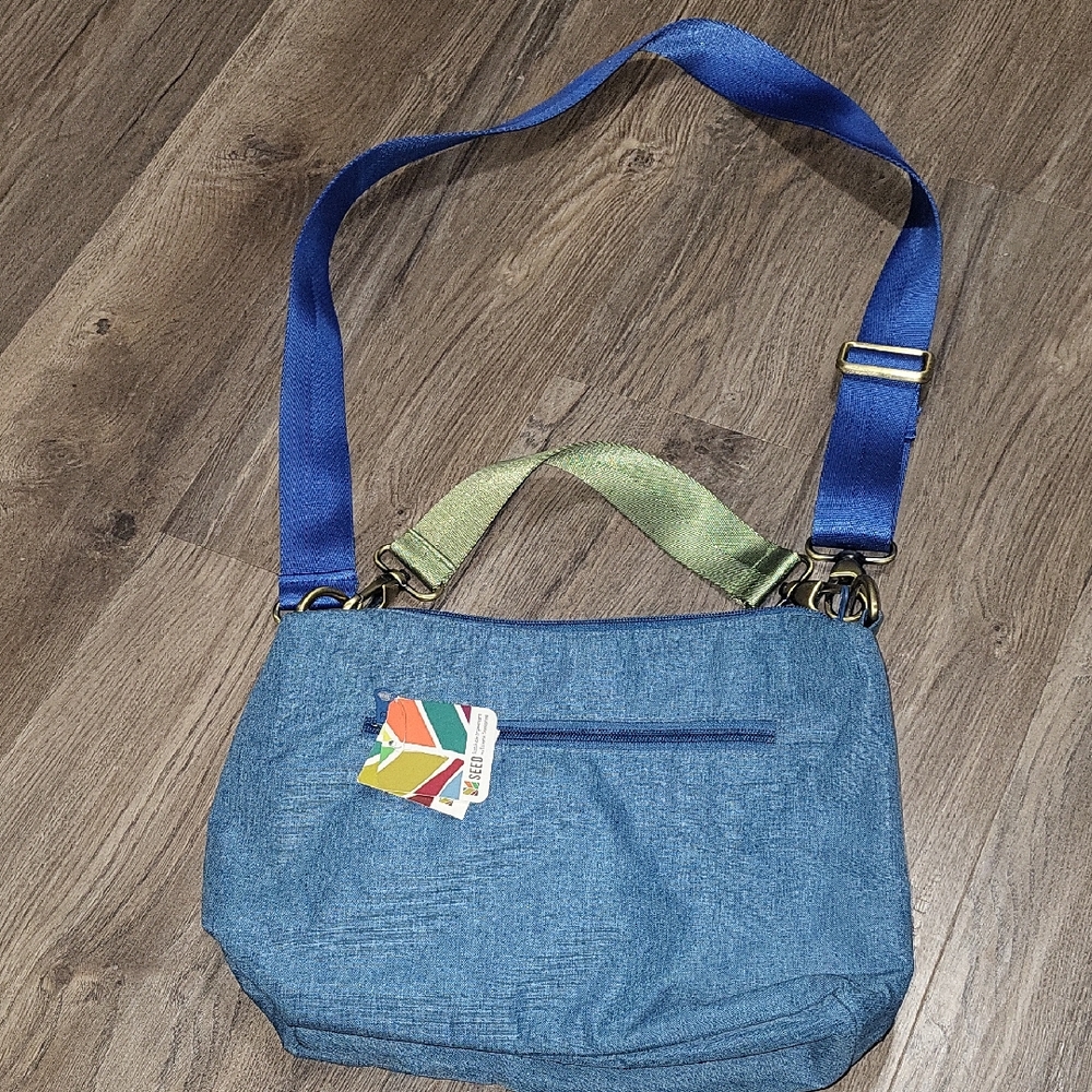 Blue and Green Women's Bag Nwt